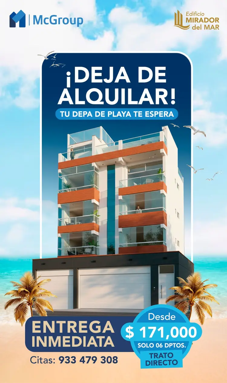 Pieza publicitaria de un proyecto inmobiliario
