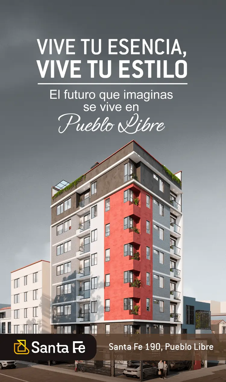 Pieza publicitaria de un proyecto inmobiliario